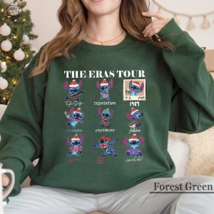 The Eras Tour Stitch Sweatshirt Swiftmas Sweatshirt Have A Merry Swiftmas Shirt Stitch Eras Tour Shirt Taylor Swifty Christmas Shirt Unique revetee 4