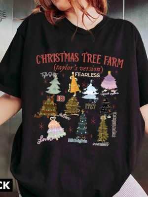 Chrismas Tree Farm Taylor Version Tis The Season Taylor Swift Shirt Taylor Swift Christmas Tshirt The Eras Tour Mix Christmas Hoodie Unique revetee 2