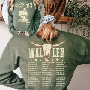 morgan wallen tour shirt sweatshirt hoodie mens womens 2 sided wallen concert tour 2023 merch country music festival gift singer morgan wallen tshirt laughinks 2 1