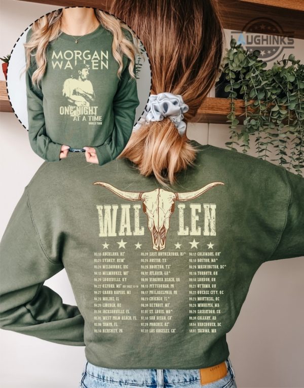morgan wallen tour shirt sweatshirt hoodie mens womens 2 sided wallen concert tour 2023 merch country music festival gift singer morgan wallen tshirt laughinks 2 1