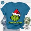 Personalized Grinch Shirt Custom Christmas Gift Grinchmas Crewneck Sweatshirt Customized Merry Christmas Clothes Holiday Gift For Kids giftyzy 3