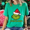 Personalized Grinch Shirt Custom Christmas Gift Grinchmas Crewneck Sweatshirt Customized Merry Christmas Clothes Holiday Gift For Kids giftyzy 5