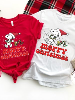 Christmas Sweatshirt Funny Cartoon Christmas Movie Characters Hoodie Christmas Sno0py Shirt Christmas Gifts Christmas Kids Crewneck Unique revetee 2