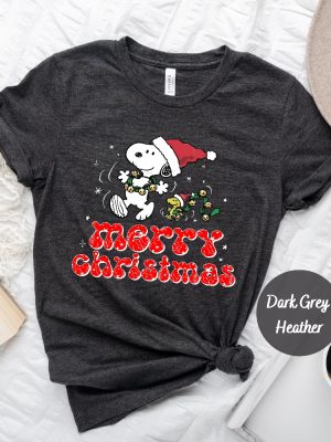 Christmas Sweatshirt Funny Cartoon Christmas Movie Characters Hoodie Christmas Sno0py Shirt Christmas Gifts Christmas Kids Crewneck Unique revetee 4