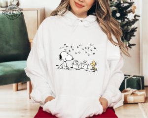 Charlie And The Snoopy Christmas Sweatshirt Christmas Cartoon Dog Sweatshirt Christmas Gift Vintage Sweatshirt Christmas Crewneck Unique revetee 2