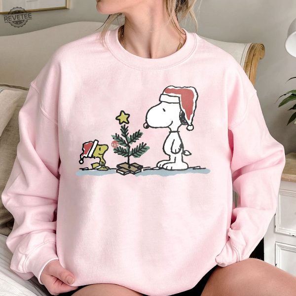 Snoopy Christmas Sweatshirt Vintage Christmas Sweatshirt Christmas Cartoon Dog Sweatshirt Charlie Christmas Sweatshirt Cartoon Sweater Unique revetee 1 1