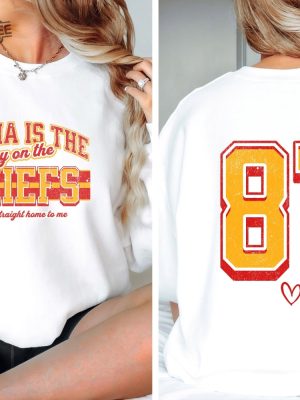 Karma Is The Guy On The Chiefs Front And Back Concert Shirt Tour 2023 Sweatshirt Brazil Argentina Rio We Will Stay Ts The Eras Tour Love You Unique revetee 6