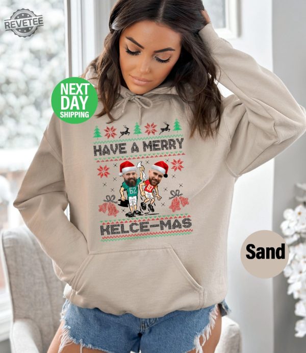 Travis Kelce Have A Merry Kelcemas Sweatshirt Vintage Travis Kelce Sweat The Chiefs Bros Funny Christmas Hoodie Football Christmas Unique revetee 4