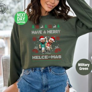 Travis Kelce Have A Merry Kelcemas Sweatshirt Vintage Travis Kelce Sweat The Chiefs Bros Funny Christmas Hoodie Football Christmas Unique revetee 6