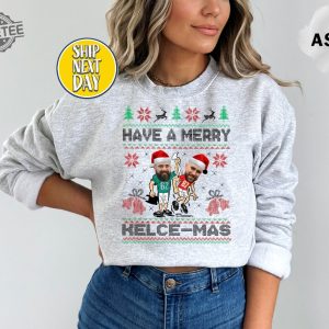 Travis Kelce Have A Merry Kelcemas Sweatshirt Vintage Travis Kelce Sweat The Chiefs Bros Funny Christmas Hoodie Football Christmas Unique revetee 7