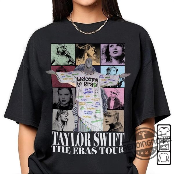 Taylor Swift Brazil Shirt Taylor Swifts Junior Jewels T Shirt Welcome To Brazil T Shirt Eras Tour Shirt trendingnowe.com 1