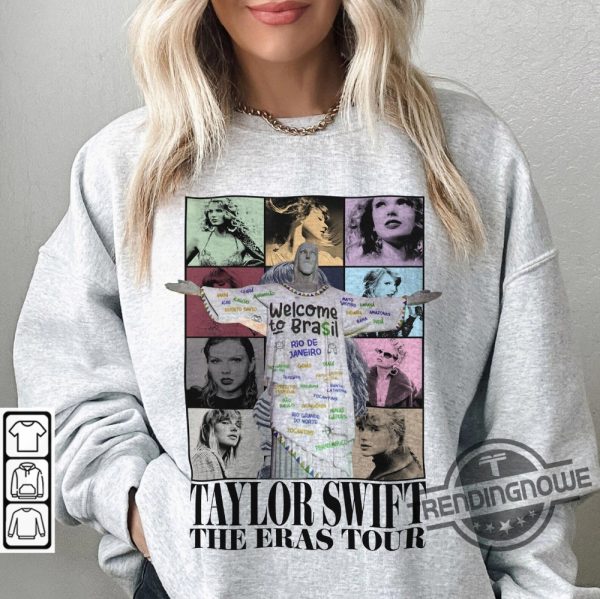 Taylor Swift Brazil Shirt Taylor Swifts Junior Jewels T Shirt Welcome To Brazil T Shirt Eras Tour Shirt trendingnowe.com 4