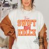 Team Swift And Kelce Sweatshirt Travis Kelce Sweatshirt Taylors Sweatshirt American Football Tee Football Fan Shirt Gift for Fans trendingnowe.com 2