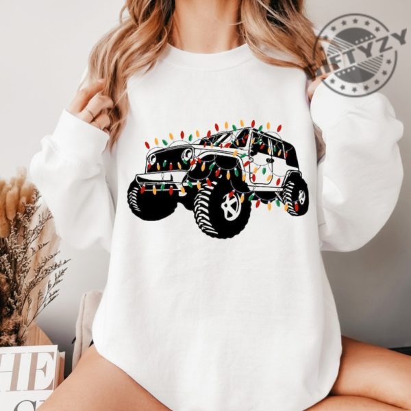 American Offroad Shirt Offroad Forest Tshirt Christmas Crewneck Sweater Us Offroad 4Wd Offroad Hoodie Jeep Christmas Shirt giftyzy 3