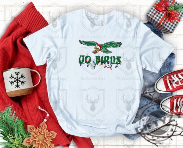 Go Birds Christmas Shirt Philly Eagles Tshirt Philadelphia Sweatshirt Bird Gang Nfl Football Hoodie Family Christmas Shirt giftyzy 4