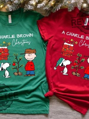 Charlie Christmas Shirt Christmas Cartoon Dog Shirt Cute Christmas Gift Classic And Timeless Unique revetee 3