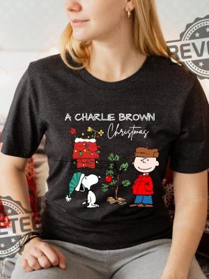 Charlie Christmas Shirt Christmas Cartoon Dog Shirt Cute Christmas Gift Classic And Timeless Unique revetee 4