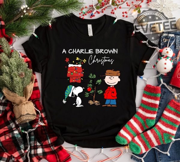 Charlie Christmas Shirt Christmas Cartoon Dog Shirt Cute Christmas Gift Classic And Timeless Unique revetee 5