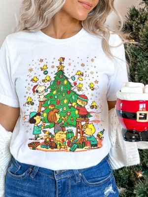 Vintage Peanuts Shirt Snoopy Charlie Brown Christmas Christmas Sweatshirt Charles Xmas Brown Sweatshirt Christmas Shirt Christmas Gifts Unique revetee 2