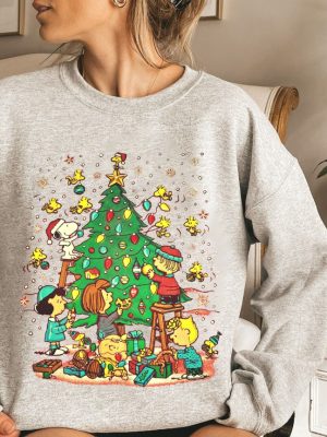 Vintage Peanuts Shirt Snoopy Charlie Brown Christmas Christmas Sweatshirt Charles Xmas Brown Sweatshirt Christmas Shirt Christmas Gifts Unique revetee 6