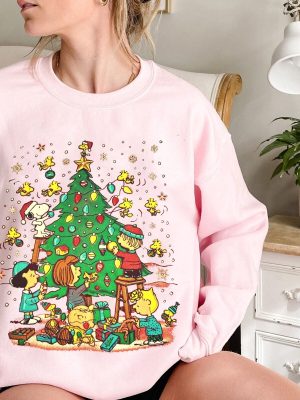 Vintage Peanuts Shirt Snoopy Charlie Brown Christmas Christmas Sweatshirt Charles Xmas Brown Sweatshirt Christmas Shirt Christmas Gifts Unique revetee 7