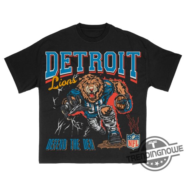 Detroit Lions Defend The Den Shirt Detroit Lions Defend The Den T Shirt trendingnowe.com 2