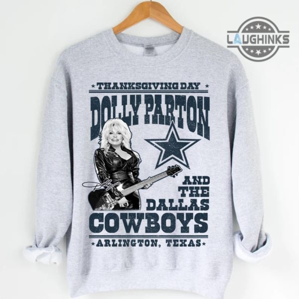 dolly parton cowboys shirt sweatshirt hoodie mens womens kids football nfl dallas cowboys vintage shirts funny thanksgiving gift for fan arlington texas laughinks 2