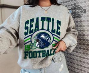 seattle seahawks sweatshirt tshirt hoodie mens womens kids vintage seattle football shirts retro super bowl 2023 game day tee old school nfl gift laughinks 1