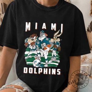 Vintage 90S Miami Dolphins Tshirt Miami Dolphins Sweatshirt Miami Dolphin Football Hoodie Miami Football Dolphins Unisex Shirt giftyzy 3