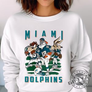 Vintage 90S Miami Dolphins Tshirt Miami Dolphins Sweatshirt Miami Dolphin Football Hoodie Miami Football Dolphins Unisex Shirt giftyzy 5