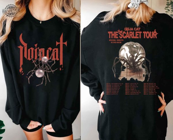 Vintage Doja Cat The Scarlet Tour 2023 Shirt Doja Cat Fan Shirt The Scarlet 2023 Concert Shirt Doja Cat Band Shirt Music Tour 2023 Shirt Unique revetee 2