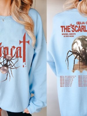 Vintage Doja Cat The Scarlet Tour 2023 Shirt Doja Cat Fan Shirt The Scarlet 2023 Concert Shirt Doja Cat Band Shirt Music Tour 2023 Shirt Unique revetee 4