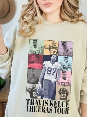 Travis Kelce Eras Sweatshirt Eras Tour Crewneck Kansas City Chiefs Fan Shirt Travic Kelce Eras Merch Sweatshirt For Swift Fans Taylor Unique revetee 4