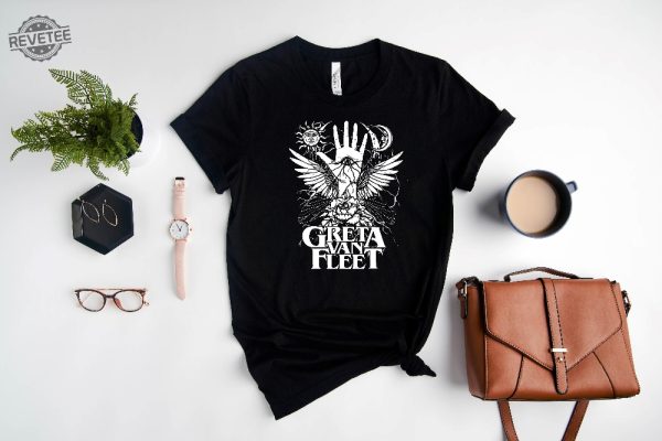 Greta Van Fleet Shirt Retro Musical Shirt Greta Van Fleet Rock Band Shirt Boho Vintage Musician Shirt Retro Greta Van Fleet T Shirt Tee Unique revetee 2