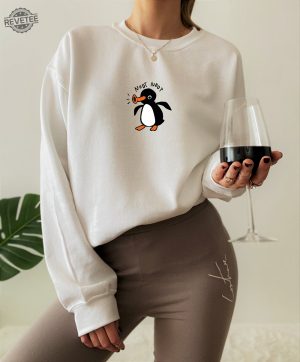 Noot Noot Shirt Cute Penguin Apparel Penguin Lover Sweater Animal Lover Sweatshirt Pingu T Shirt Funny Meme Hoodie Cartoon Sweatshirt Unique revetee 2