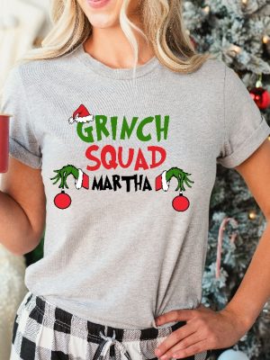 Custom Grinch Squad Shirt Christmas Grinch Squad Shirt Matching Family Shirt Christmas Custom Shirt Christmas Shirt Merry Christmas Tee Unique revetee 2