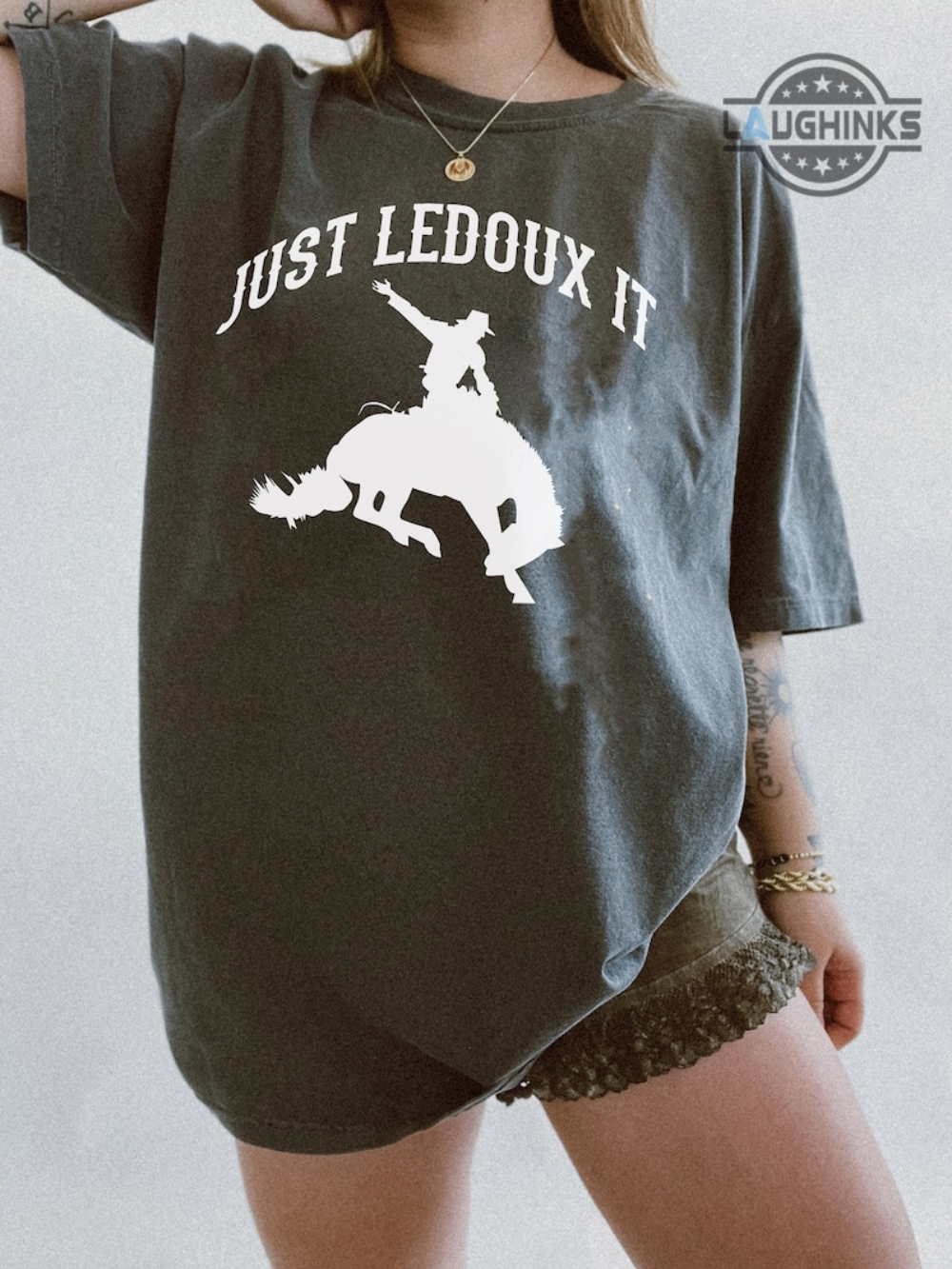 Just Ledoux It Shirt Sweatshirt Hoodie Mens Womens Kids Western Riding Horse Graphic Tee Cowboy Rodeo Tshirt Gift For Country Girl Country Boy