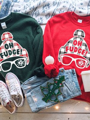 Oh Fudge Sweatshirt Funny Christmas Sweatshirt Christmas Sweatshirt Holiday Shirt Christmas Gift Cute Christmas Shirt Christmas Vacay Unique revetee 3