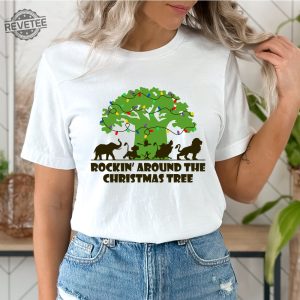 Rockin Around The Christmas Tree Shirt Disney Christmas Shirt Disney Animal Kingdom Christmas Shirt Womens Christmas Shirts Christmas Gift Unique revetee 2