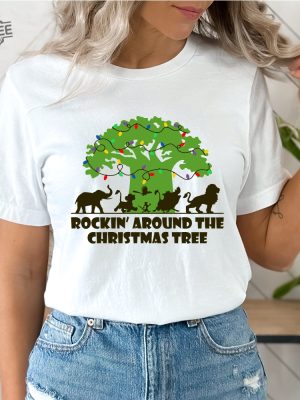 Rockin Around The Christmas Tree Shirt Disney Christmas Shirt Disney Animal Kingdom Christmas Shirt Womens Christmas Shirts Christmas Gift Unique revetee 2