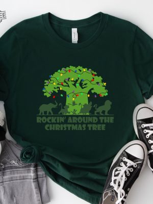 Rockin Around The Christmas Tree Shirt Disney Christmas Shirt Disney Animal Kingdom Christmas Shirt Womens Christmas Shirts Christmas Gift Unique revetee 3