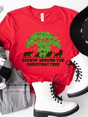 Rockin Around The Christmas Tree Shirt Disney Christmas Shirt Disney Animal Kingdom Christmas Shirt Womens Christmas Shirts Christmas Gift Unique revetee 4