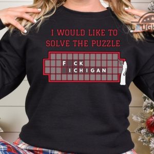 ohio state tshirt sweatshirt hoodie mens womens ohio state vs michigan shirts osu f michigan tee shirt ohia against the world funny football crewneck laughinks 3