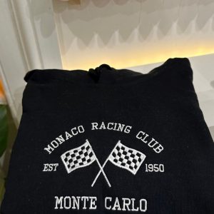 f1 shirt sweatshirt hoodie embroidered monaco racing club tshirt formula one embroidery shirts lewis hamilton monte carlo est 1950 tee laughinks 2