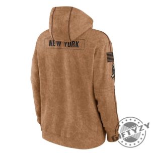 New York Football Stitched Brown 2023 Tshirt Salute To Service Club Pullover Hoodie Giants Sweatshirt American Football 3D Shirt giftyzy 3