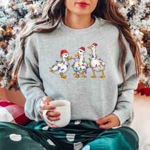 Silly Goose Christmas Sweatshirt Silly Goose University Christmas Shirt Christmas Goose Shirt Christmas Lights Silly Goose Sweatshirt Unique revetee 3
