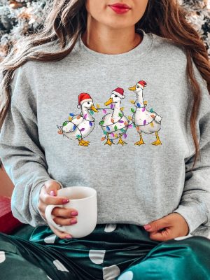 Silly Goose Christmas Sweatshirt Silly Goose University Christmas Shirt Christmas Goose Shirt Christmas Lights Silly Goose Sweatshirt Unique revetee 3