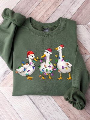 Silly Goose Christmas Sweatshirt Silly Goose University Christmas Shirt Christmas Goose Shirt Christmas Lights Silly Goose Sweatshirt Unique revetee 5