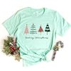 Merry Christmas Sweatshirt Christmas Trees Shirt Christmas Tee Christmas Sweatshirt Cute Christmas Shirt Christmas Gift Christmas Tree Unique revetee 1