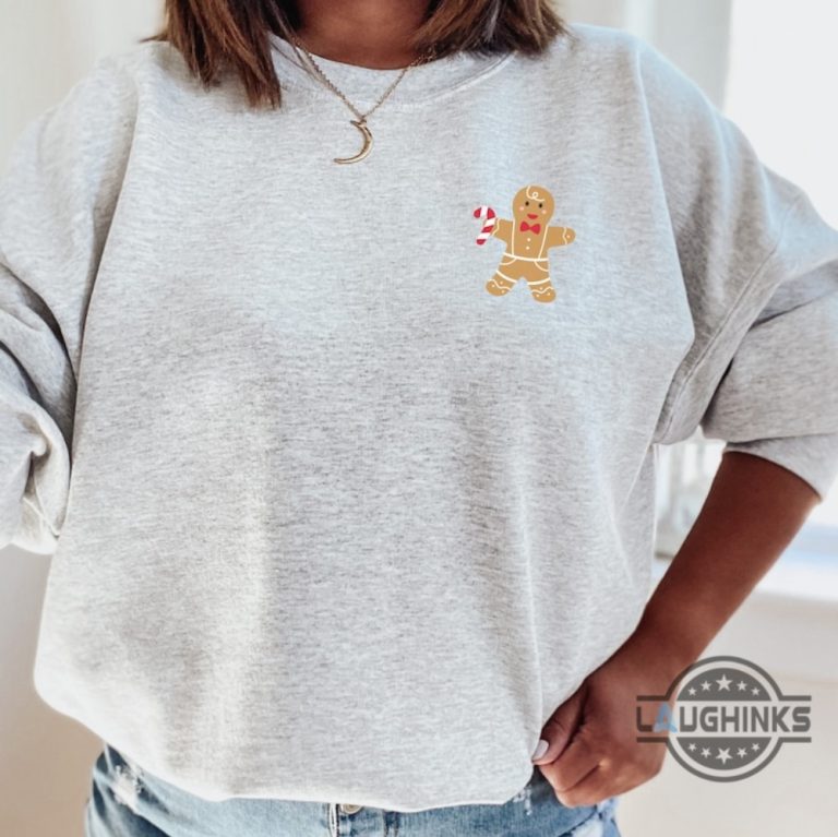Sweatshirt Noël Rock 'Fa La La Loud' - Ginger Bread Man & Père Noël Guitariste - Cadeau Musicien